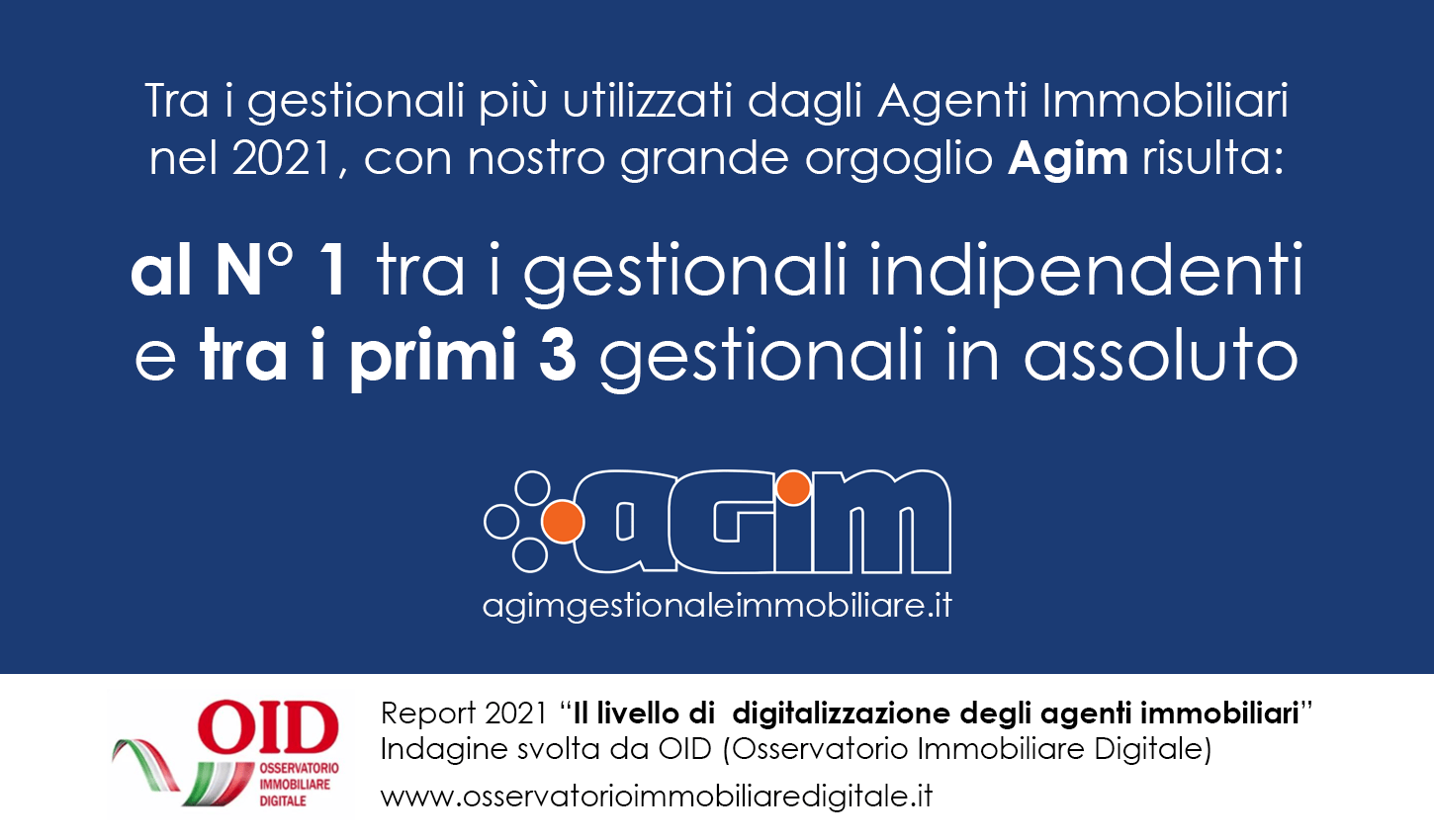 Report OID 2021: Agim al top tra i gestionali immobiliari